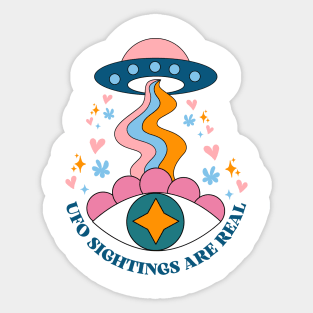 UFO sightings are real. Sticker